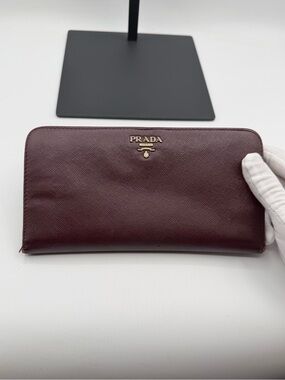 Prada Large Saffiano Leather Wallet